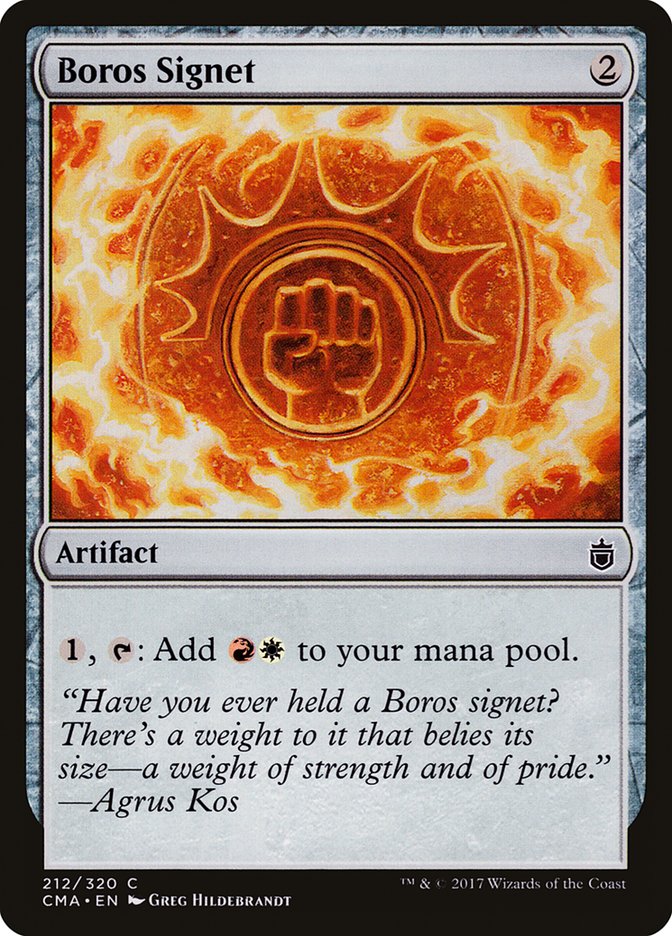 Boros Signet [Commander Anthology] | Nerdhalla Games