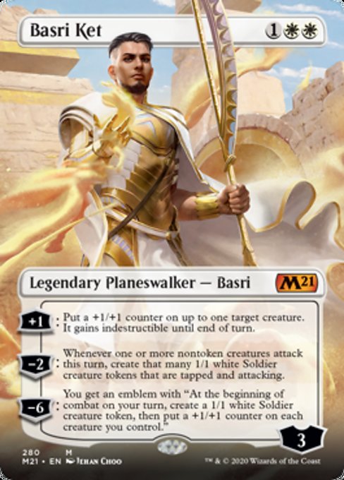 Basri Ket (Borderless) [Core Set 2021] | Nerdhalla Games