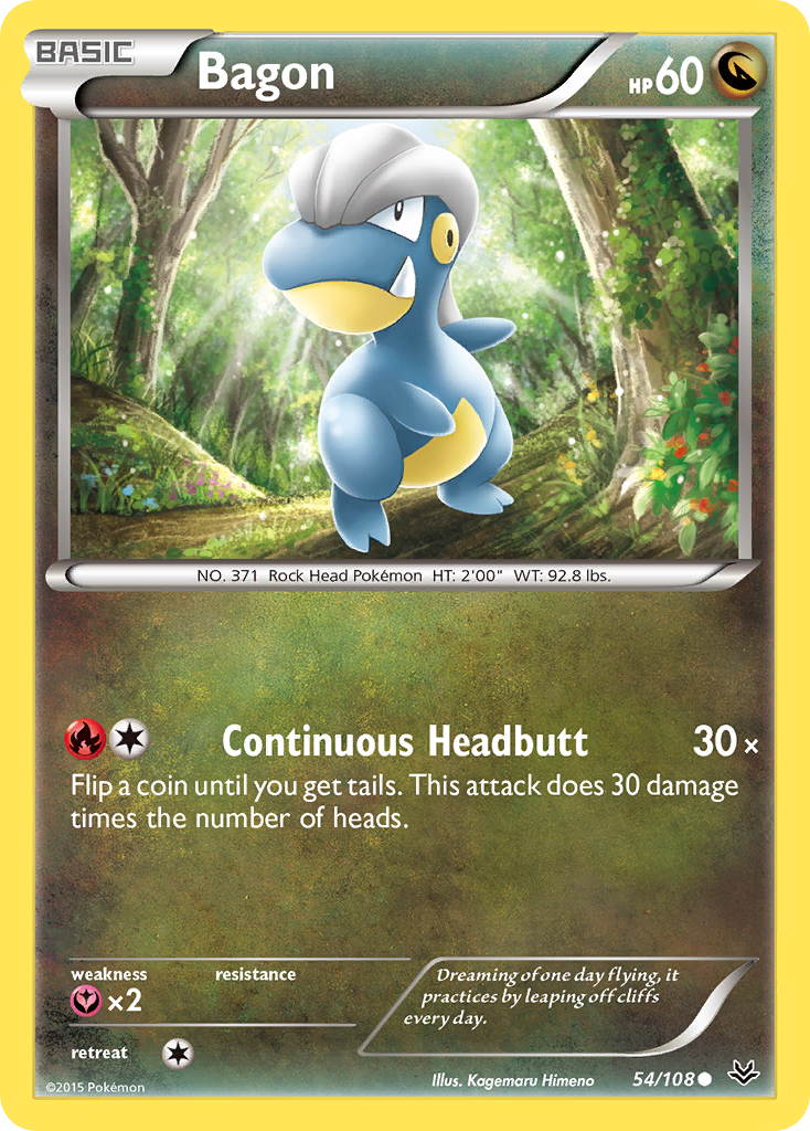 Bagon (54/108) [XY: Roaring Skies] | Nerdhalla Games