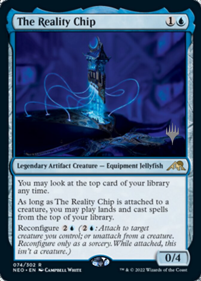 The Reality Chip (Promo Pack) [Kamigawa: Neon Dynasty Promos] | Nerdhalla Games