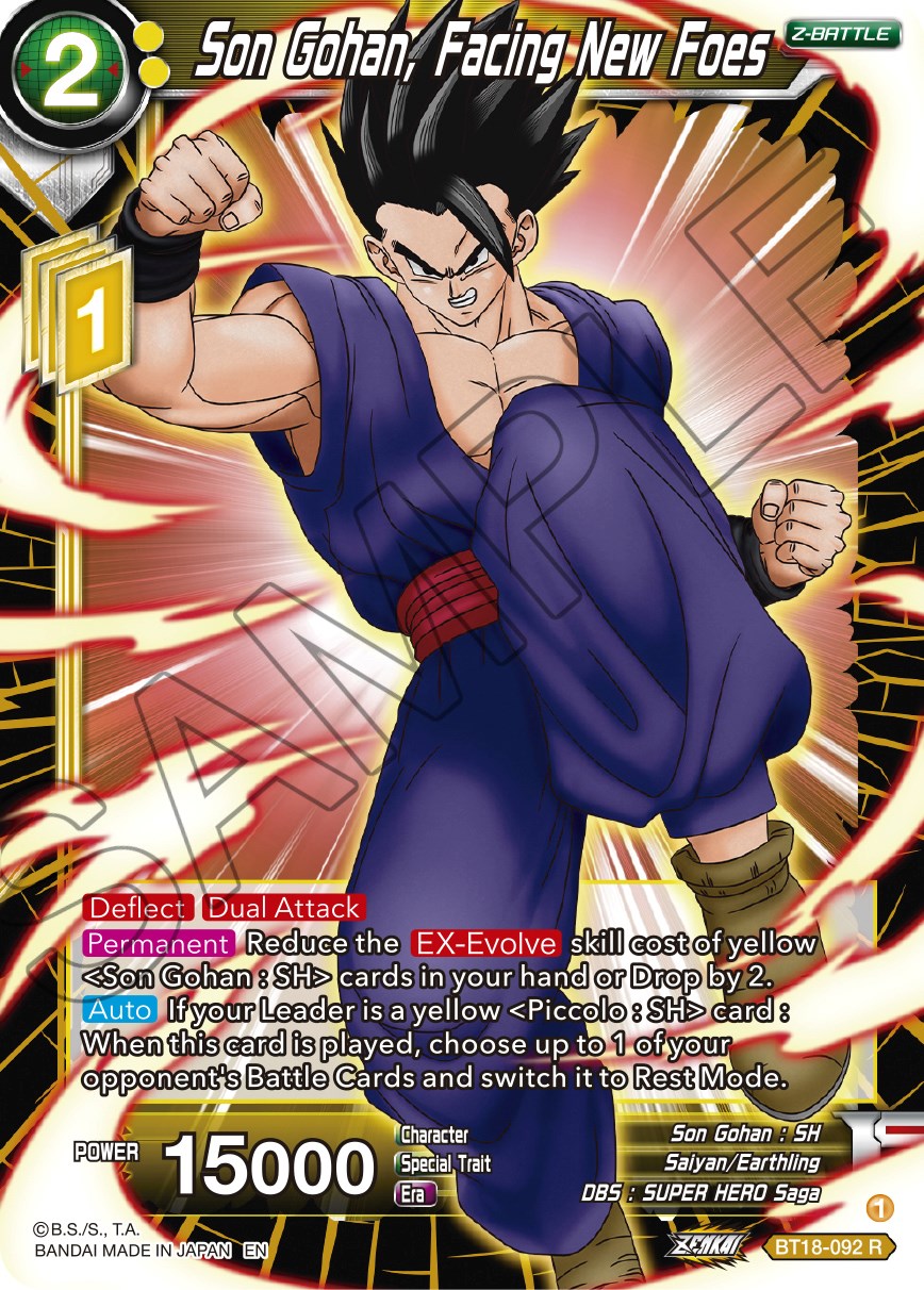 Son Gohan, Facing New Foes (BT18-092) [Dawn of the Z-Legends] | Nerdhalla Games