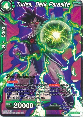 Turles, Dark Parasite (BT12-079) [Vicious Rejuvenation Prerelease Promos] | Nerdhalla Games