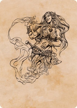 Djinni Windseer (Showcase) Art Card [Dungeons & Dragons: Adventures in the Forgotten Realms Art Series] | Nerdhalla Games