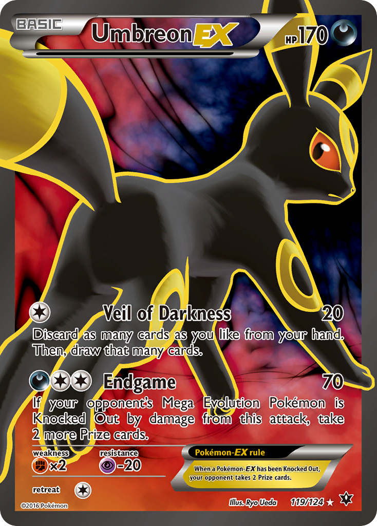 Umbreon EX (119/124) [XY: Fates Collide] | Nerdhalla Games