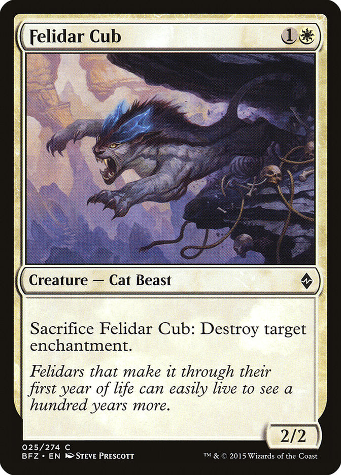 Felidar Cub [Battle for Zendikar] | Nerdhalla Games