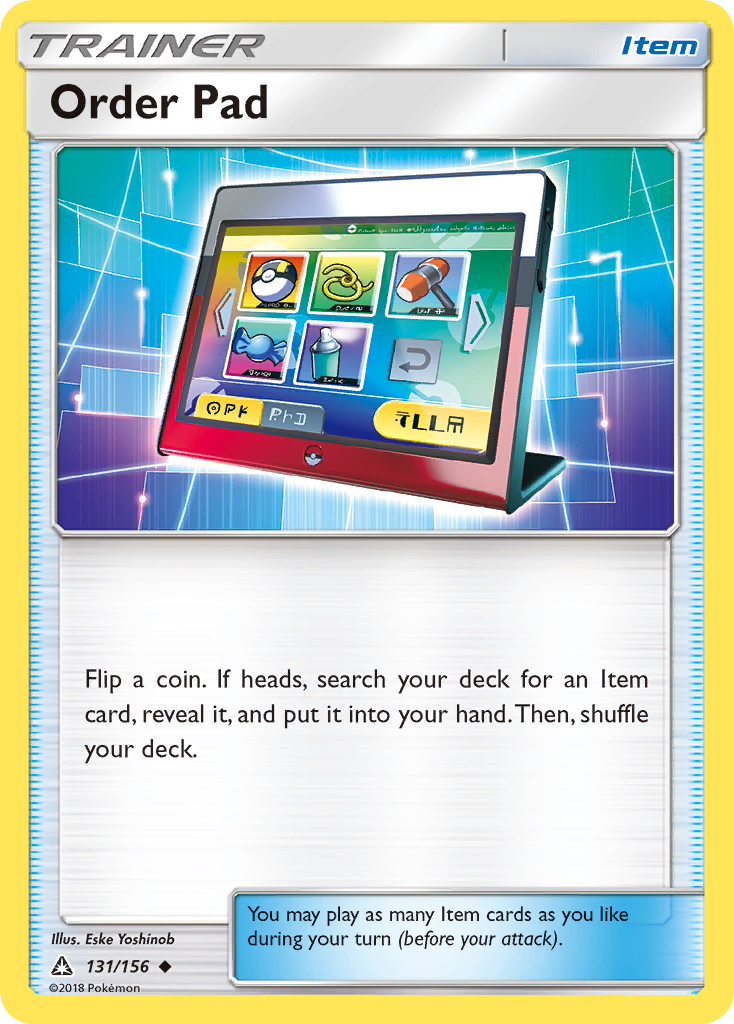 Order Pad (131/156) [Sun & Moon: Ultra Prism] | Nerdhalla Games