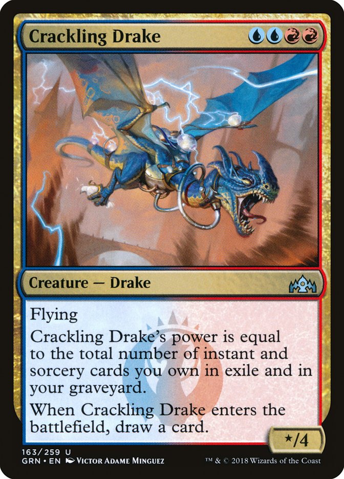 Crackling Drake [Guilds of Ravnica] | Nerdhalla Games