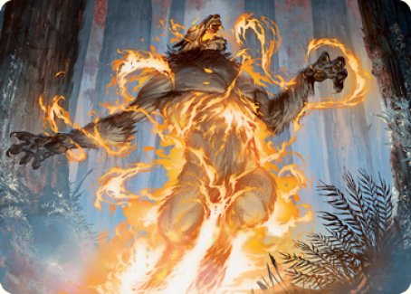 Burn the Accursed Art Card [Innistrad: Midnight Hunt Art Series] | Nerdhalla Games