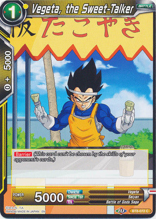 Vegeta, the Sweet-Talker [BT8-072] | Nerdhalla Games