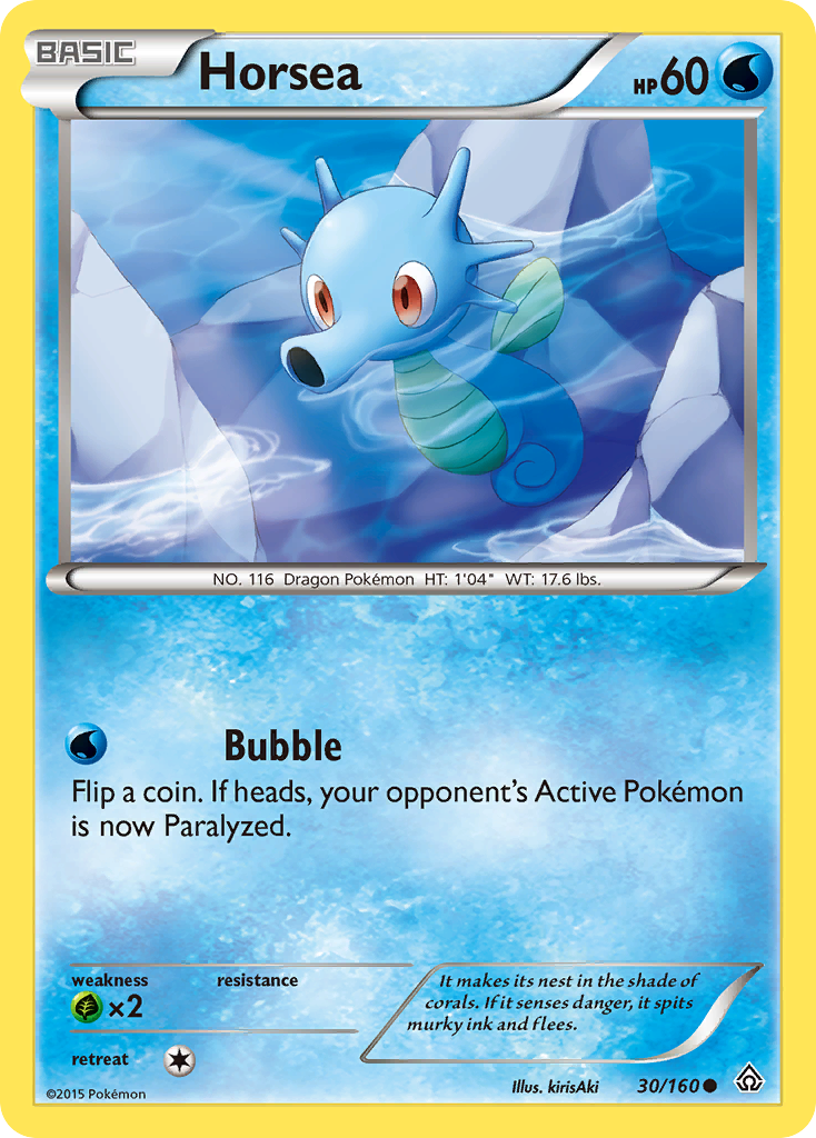 Horsea (30/160) [XY: Primal Clash] | Nerdhalla Games