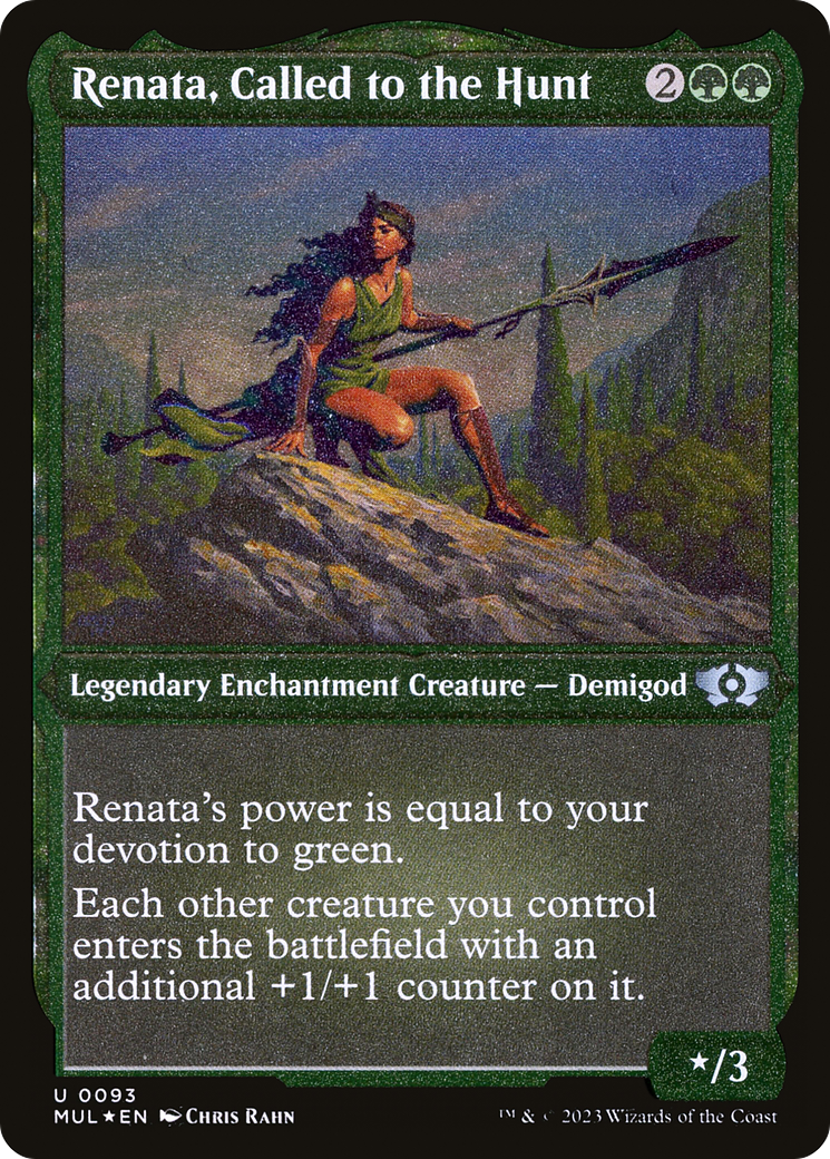 Renata, Called to the Hunt (Foil Etched) [Multiverse Legends] | Nerdhalla Games