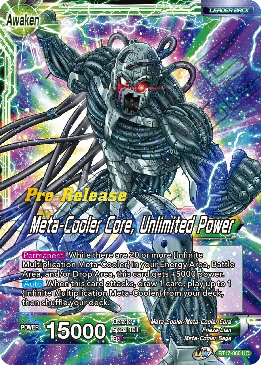 Meta-Cooler // Meta-Cooler Core, Unlimited Power (BT17-060) [Ultimate Squad Prerelease Promos] | Nerdhalla Games