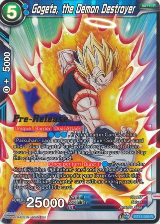 Gogeta, the Demon Destroyer (BT12-039) [Vicious Rejuvenation Prerelease Promos] | Nerdhalla Games