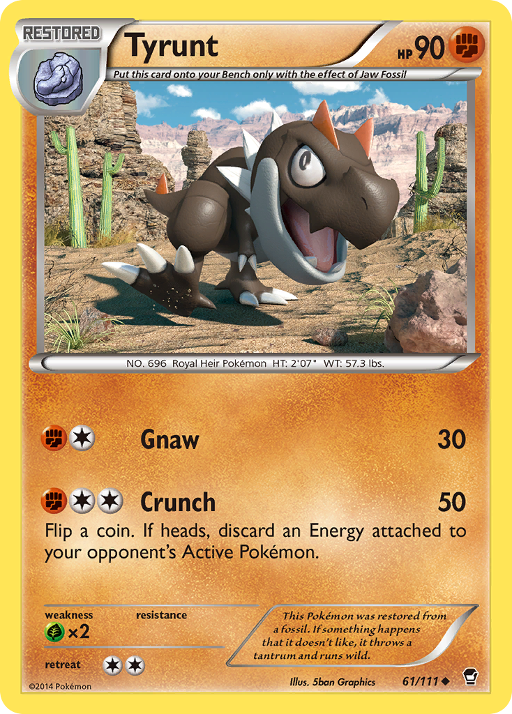 Tyrunt (61/111) [XY: Furious Fists] | Nerdhalla Games