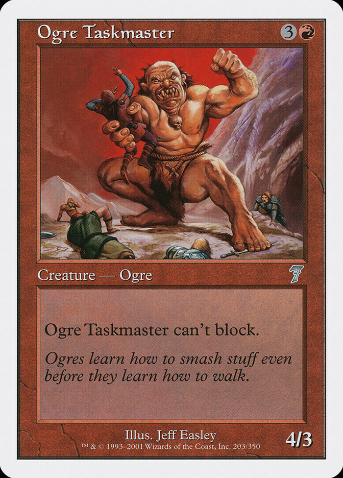 Ogre Taskmaster [Seventh Edition] | Nerdhalla Games