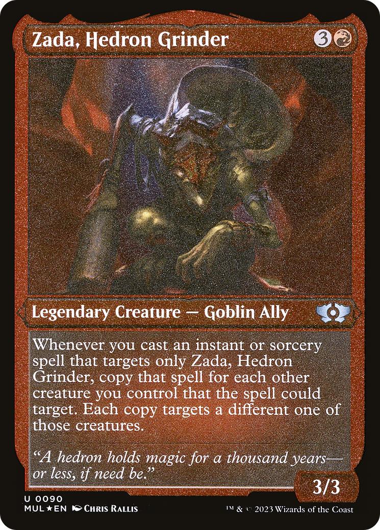 Zada, Hedron Grinder (Foil Etched) [Multiverse Legends] | Nerdhalla Games