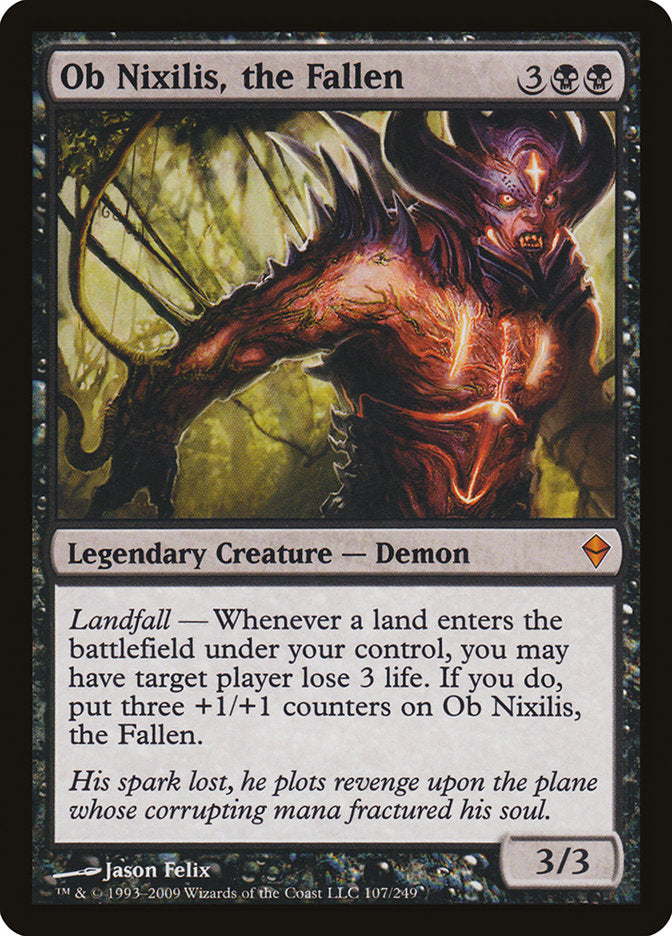 Ob Nixilis, the Fallen [Zendikar] | Nerdhalla Games