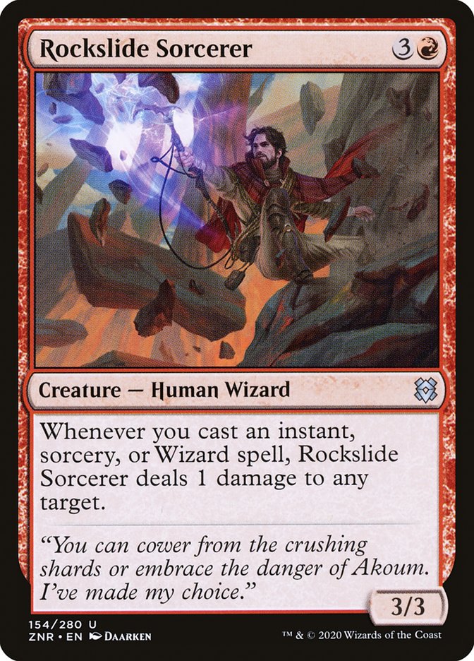 Rockslide Sorcerer [Zendikar Rising] | Nerdhalla Games