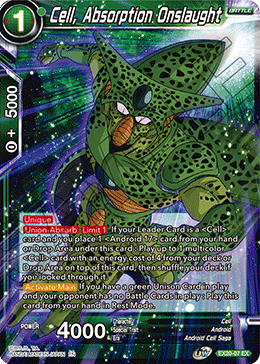 Cell, Absorption Onslaught (EX20-07) [Ultimate Deck 2022] | Nerdhalla Games