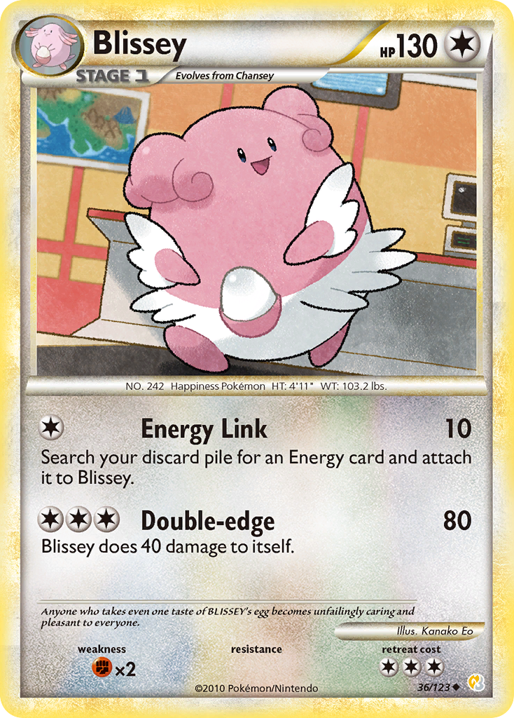 Blissey (36/123) [HeartGold & SoulSilver: Base Set] | Nerdhalla Games