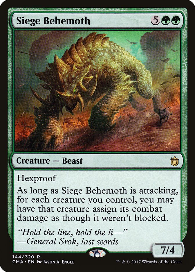 Siege Behemoth [Commander Anthology] | Nerdhalla Games