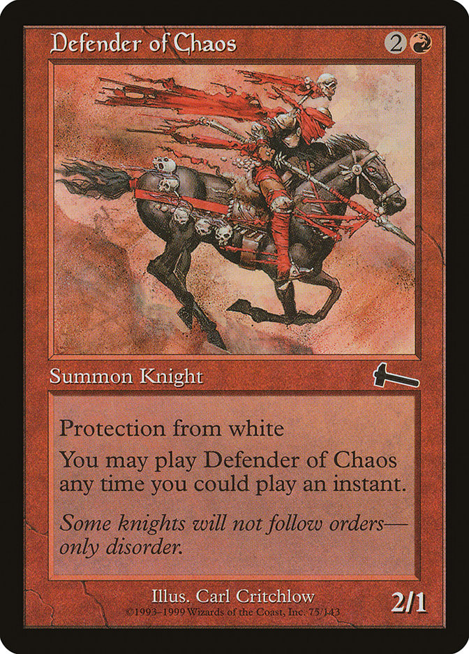 Defender of Chaos [Urza's Legacy] | Nerdhalla Games