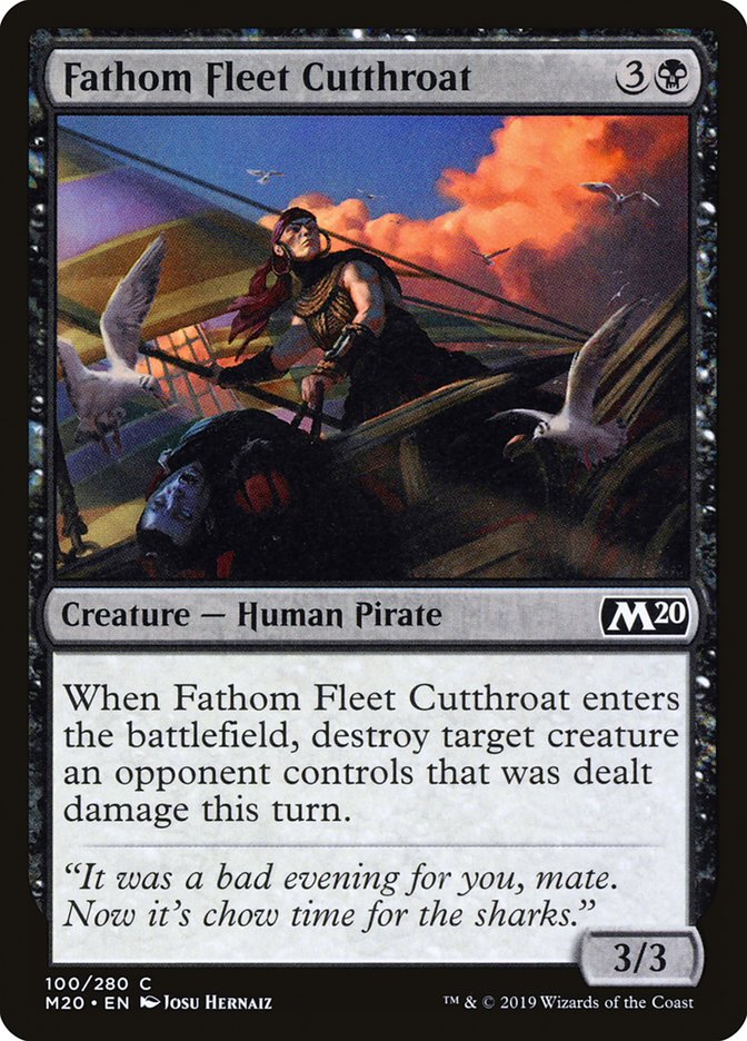 Fathom Fleet Cutthroat [Core Set 2020] | Nerdhalla Games