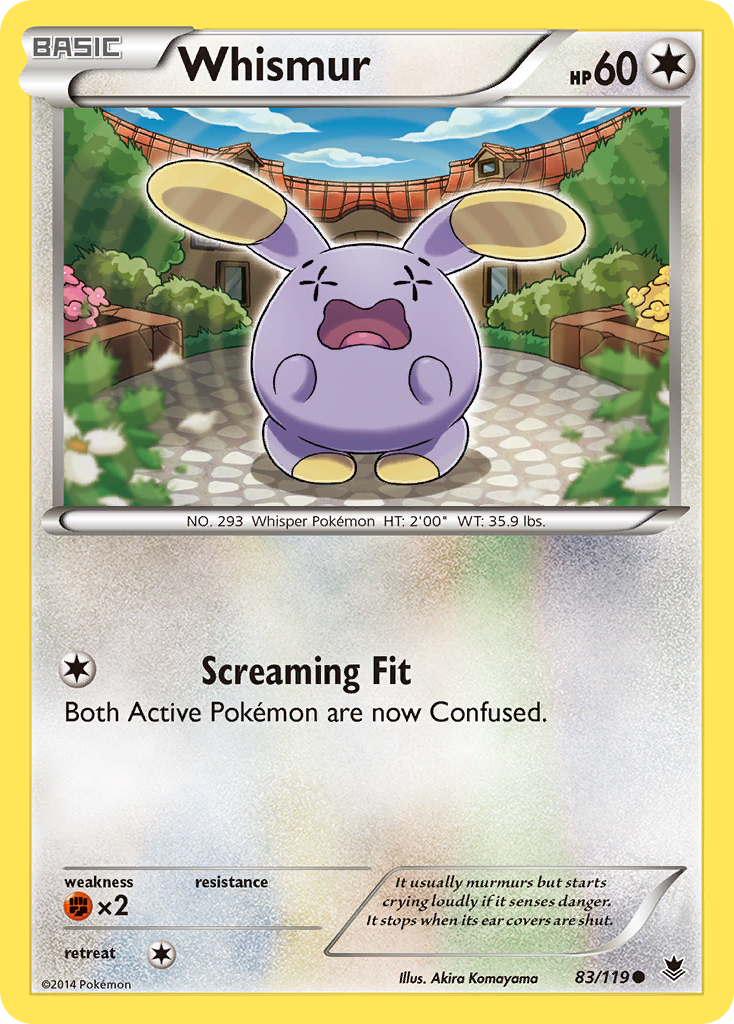 Whismur (83/119) [XY: Phantom Forces] | Nerdhalla Games