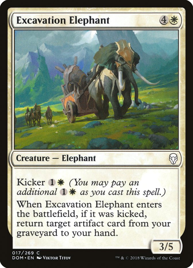 Excavation Elephant [Dominaria] | Nerdhalla Games