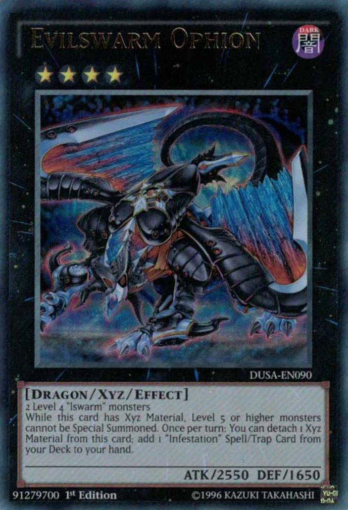 Evilswarm Ophion [DUSA-EN090] Ultra Rare | Nerdhalla Games