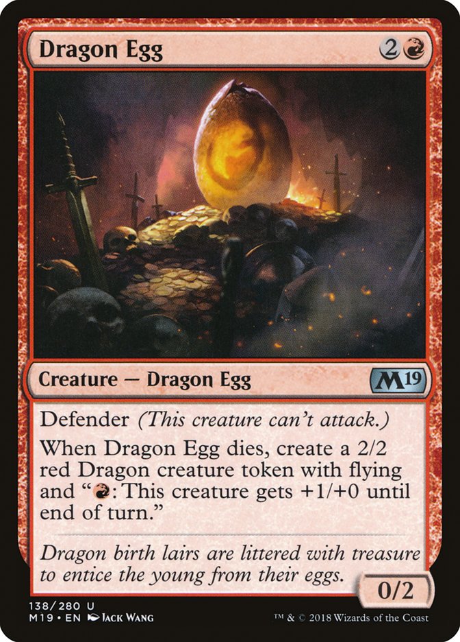 Dragon Egg [Core Set 2019] | Nerdhalla Games