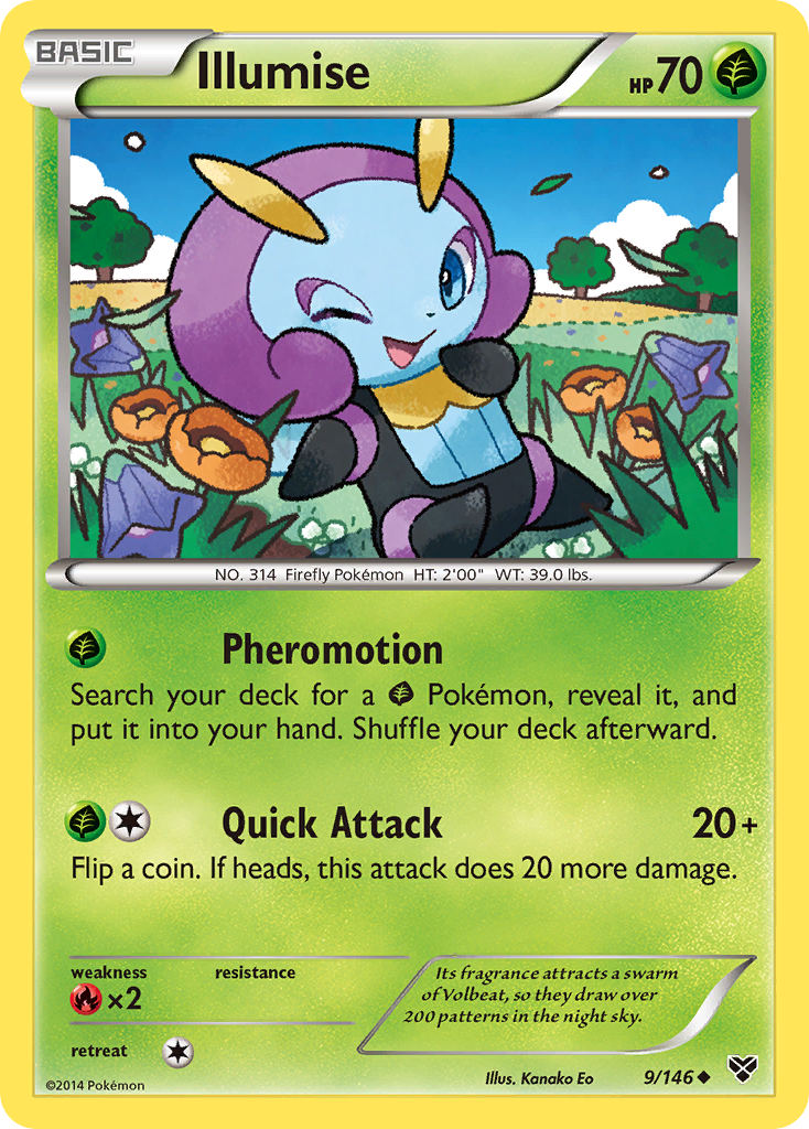 Illumise (9/146) [XY: Base Set] | Nerdhalla Games