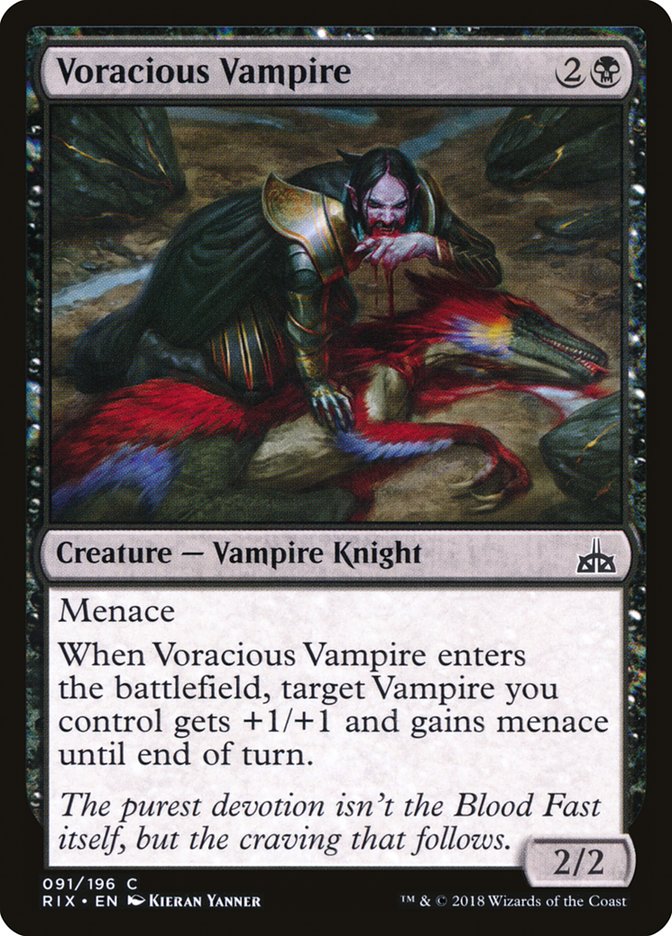 Voracious Vampire [Rivals of Ixalan] | Nerdhalla Games