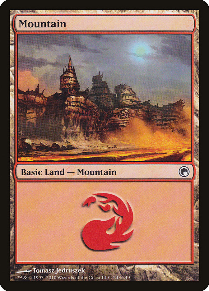 Mountain (243) [Scars of Mirrodin] | Nerdhalla Games