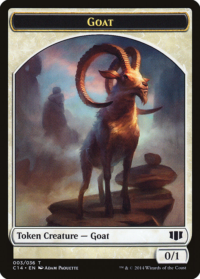 Wurm (032/036) // Goat Double-sided Token [Commander 2014 Tokens] | Nerdhalla Games