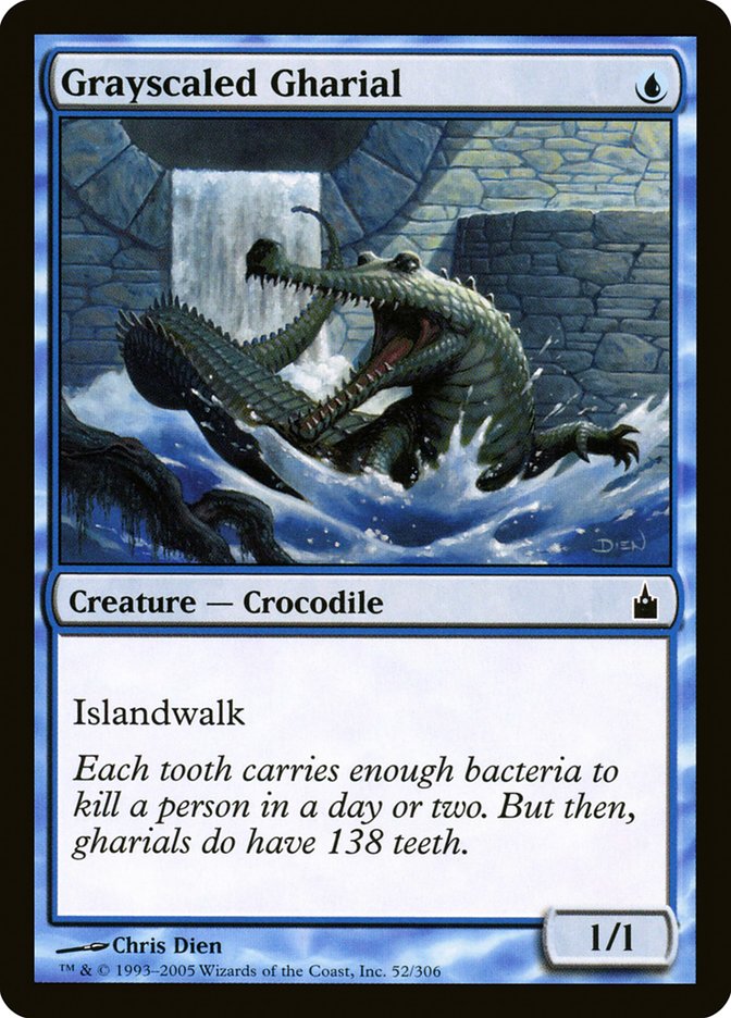 Grayscaled Gharial [Ravnica: City of Guilds] | Nerdhalla Games