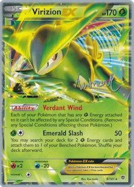 Virizion EX (9/101) (Emerald King - Andrew Estrada) [World Championships 2014] | Nerdhalla Games