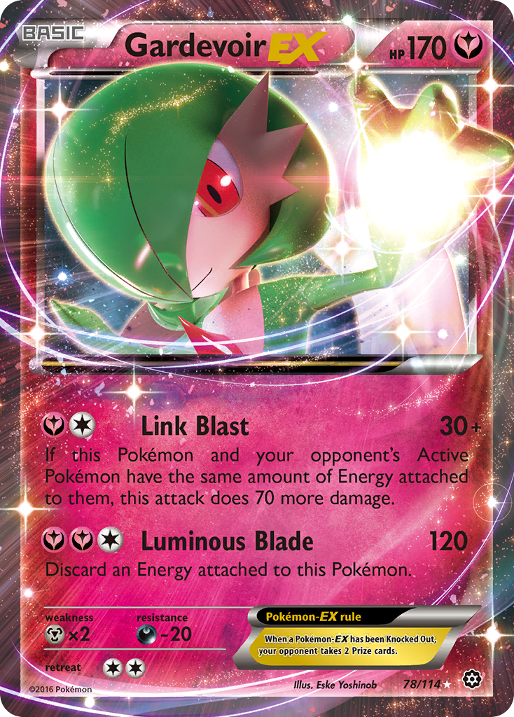 Gardevoir EX (78/114) [XY: Steam Siege] | Nerdhalla Games