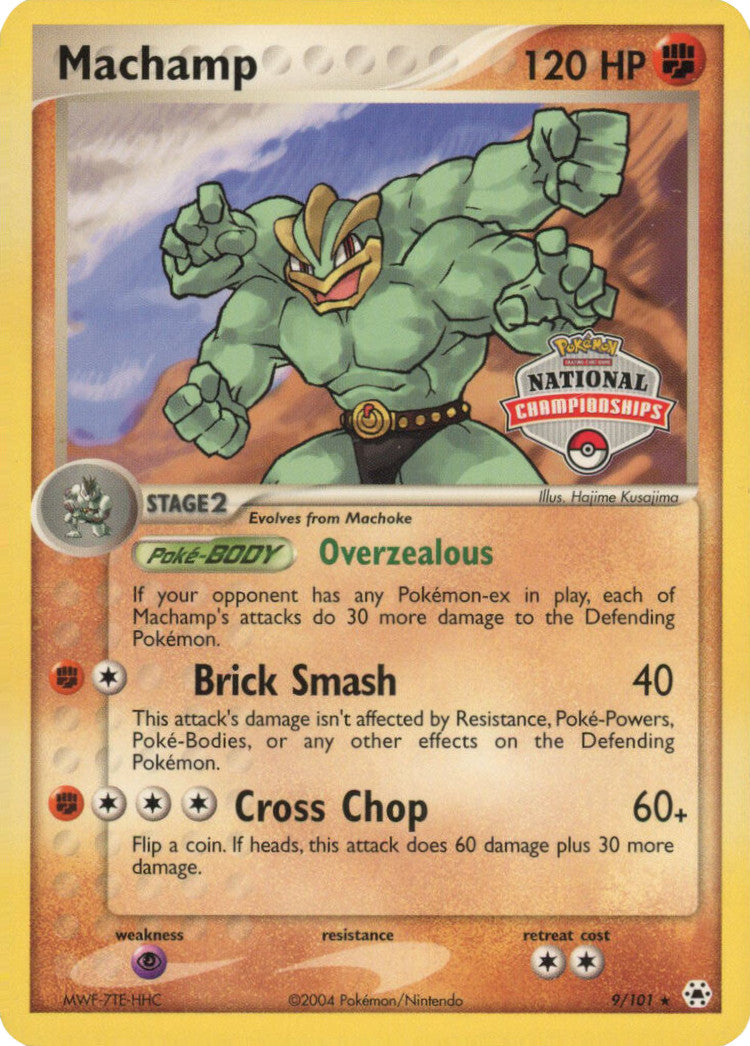 Machamp (9/101) (National Championships Promo) [EX: Hidden Legends] | Nerdhalla Games