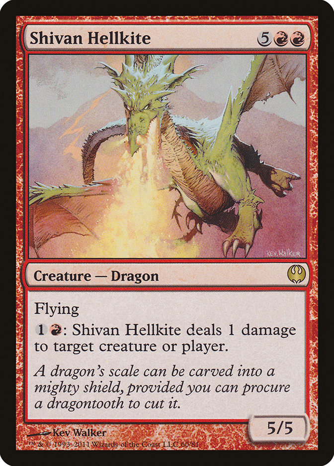 Shivan Hellkite [Duel Decks: Knights vs. Dragons] | Nerdhalla Games