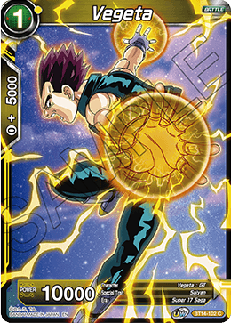 Vegeta (BT14-102) (BT14-102) [Cross Spirits] | Nerdhalla Games