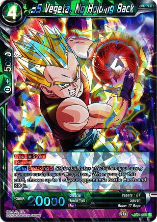 SS Vegeta, No Holding Back (BT5-058) [Miraculous Revival] | Nerdhalla Games