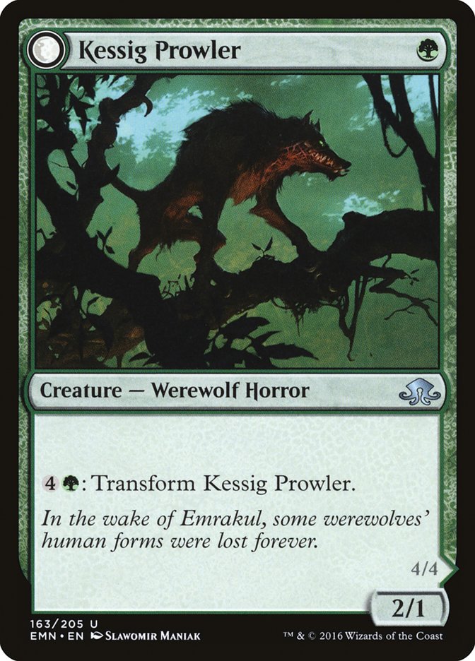 Kessig Prowler // Sinuous Predator [Eldritch Moon] | Nerdhalla Games