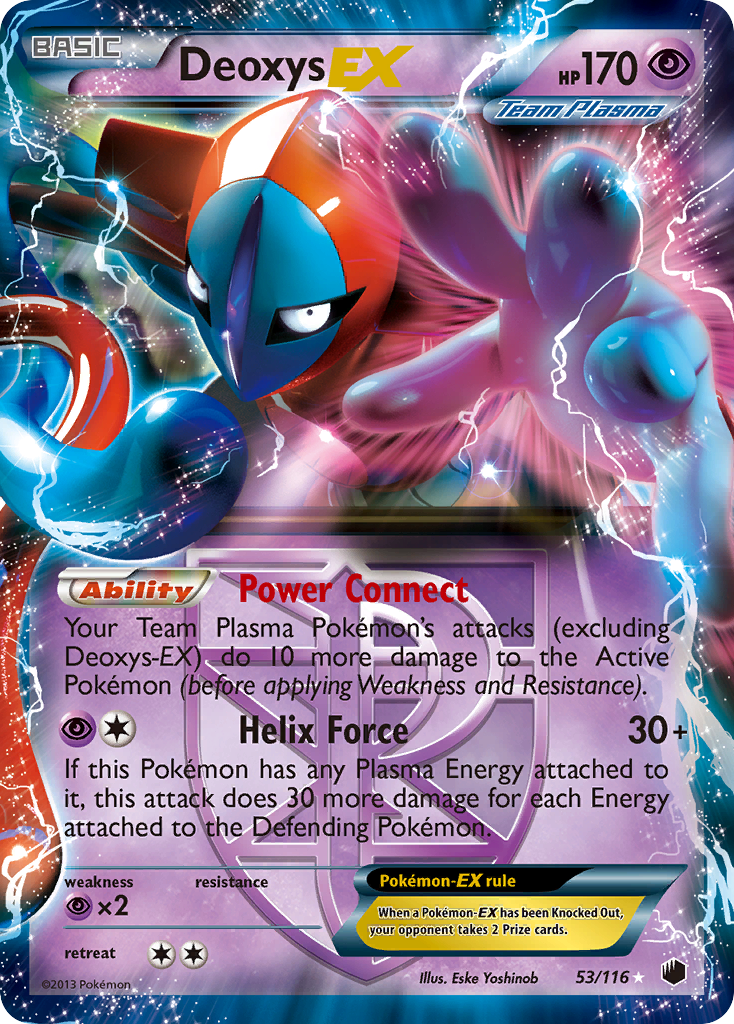 Deoxys EX (53/116) [Black & White: Plasma Freeze] | Nerdhalla Games