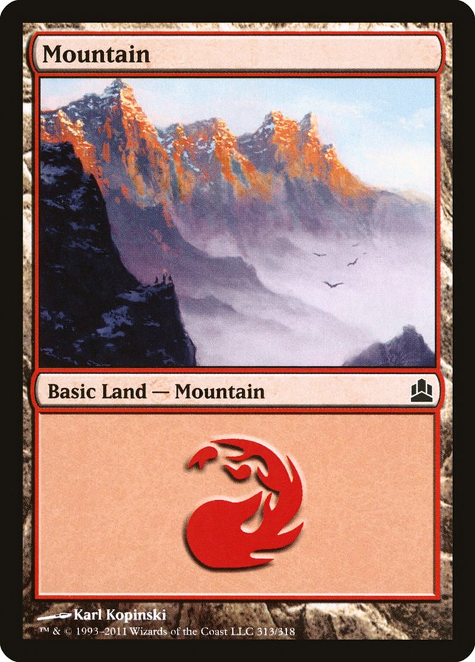 Mountain (313) [Commander 2011] | Nerdhalla Games