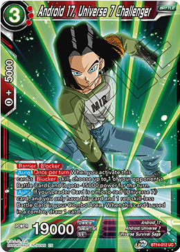 Android 17, Universe 7 Challenger (BT14-012) [Cross Spirits] | Nerdhalla Games