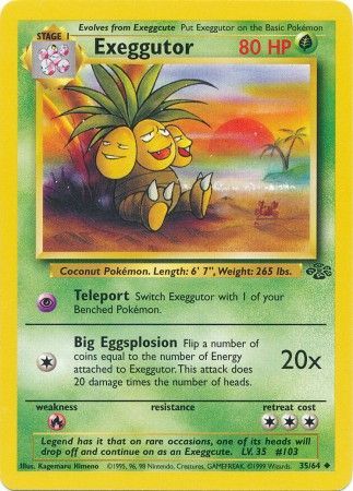 Exeggutor (35/64) [Jungle Unlimited] | Nerdhalla Games