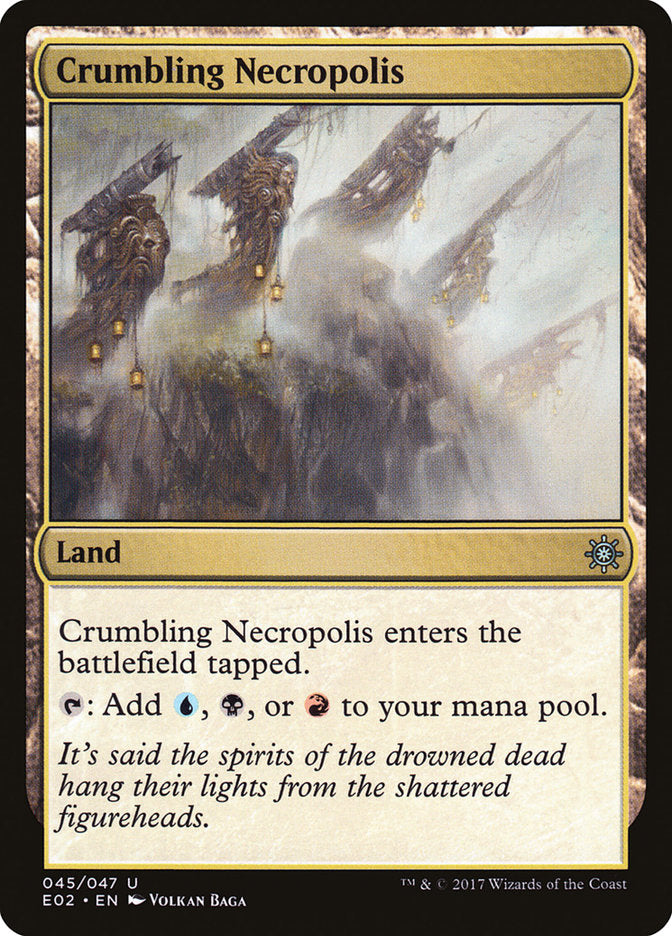 Crumbling Necropolis [Explorers of Ixalan] | Nerdhalla Games