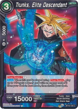 Trunks, Elite Descendant [BT10-130] | Nerdhalla Games