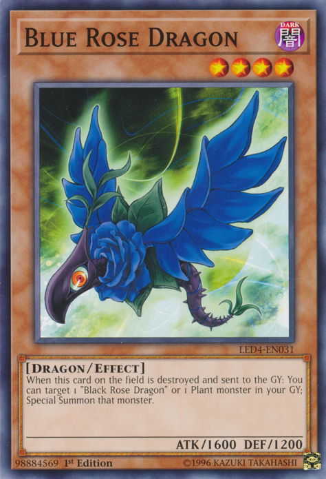 Blue Rose Dragon [LED4-EN031] Common | Nerdhalla Games